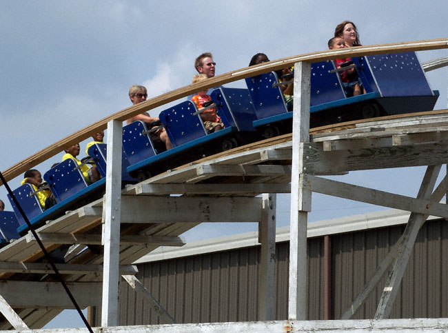 The Little Dipper Roller Coaster at Kiddieland, Melrose Park, Illinois