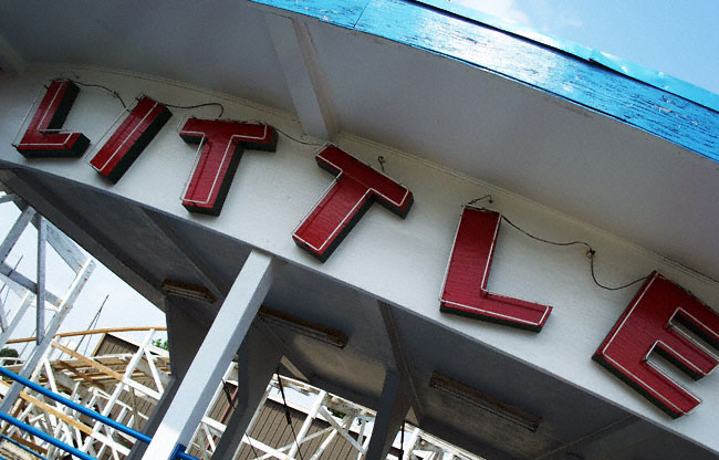 The Little Dipper Roller Coaster at Kiddieland, Melrose Park, Illinois