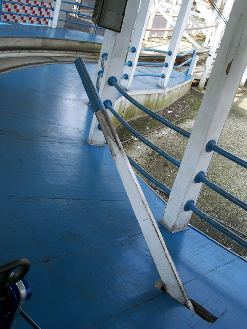 The Little Dipper Roller Coaster at Kiddieland, Melrose Park, Illinois