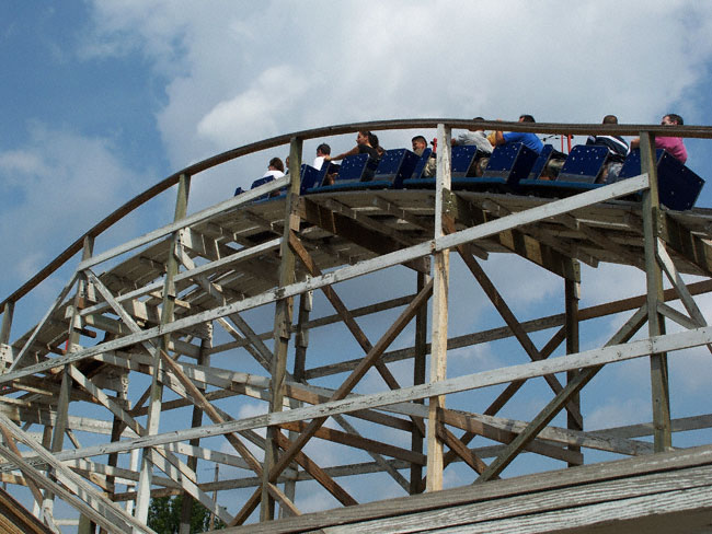 The Little Dipper Roller Coaster at Kiddieland, Melrose Park, Illinois