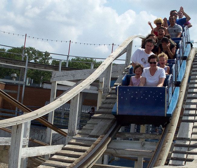 The Little Dipper Roller Coaster at Kiddieland, Melrose Park, Illinois