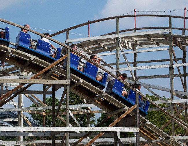 The Little Dipper Roller Coaster at Kiddieland, Melrose Park, Illinois