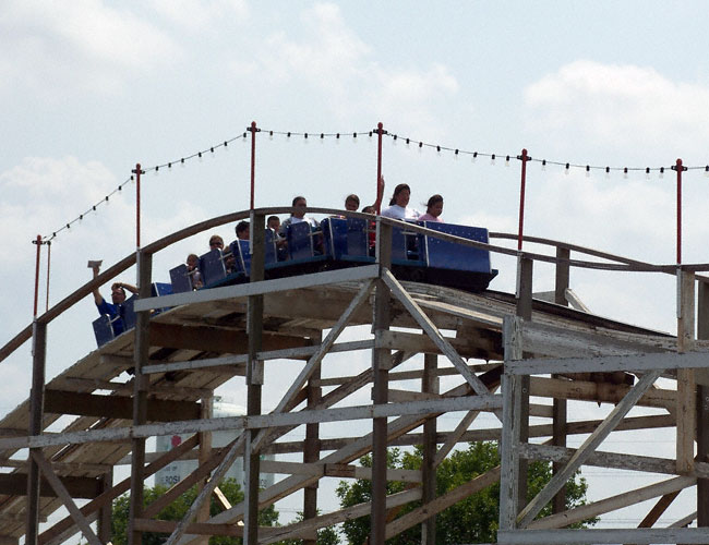 The Little Dipper Roller Coaster at Kiddieland, Melrose Park, Illinois