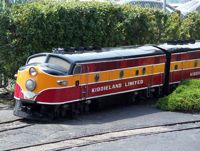 The Minature Railway at Kiddieland, Melrose Park, Illinois