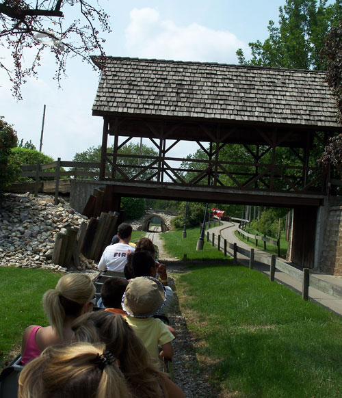 The Minature Railway at Kiddieland, Melrose Park, Illinois