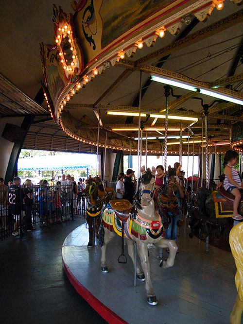 The Carousel at Kiddieland, Melrose Park, Illinois