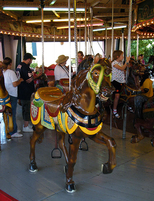 The Carousel at Kiddieland, Melrose Park, Illinois