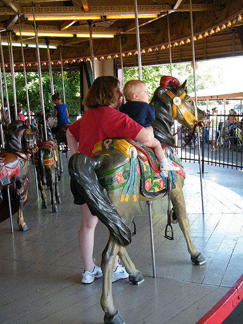 The Carousel at Kiddieland, Melrose Park, Illinois