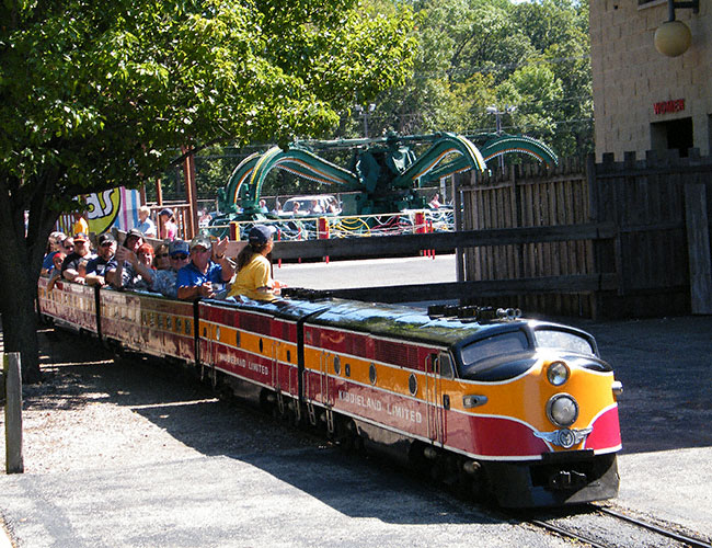 The Miniature Railway at Kiddieland, Melrose Park, Illinois