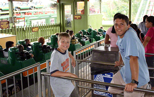 The Anaconda Rollercoaster at Kings Dominion, Doswell, Virginia