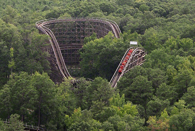 The Grizzly Roller Coaster at Kings Dominion, Doswell, Virginia