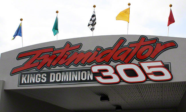 The Intimidator 305 Rollercoaster at Kings Dominion, Doswell, Virginia