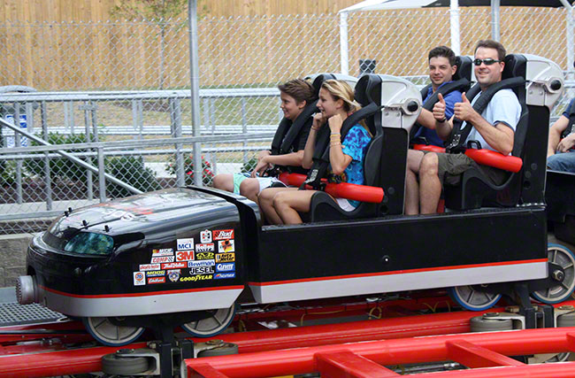 The Intimidator 305 Rollercoaster at Kings Dominion, Doswell, Virginia