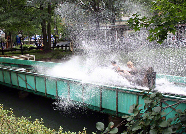 The Shenandoah Log Flume at Kings Dominion, Doswell, Virginia