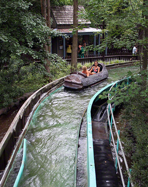 The Shenandoah Log Flume at Kings Dominion, Doswell, Virginia