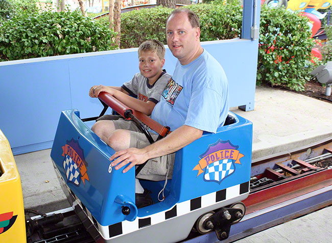 The Taxi Jam Roller Coaster at Kings Dominion, Doswell, Virginia