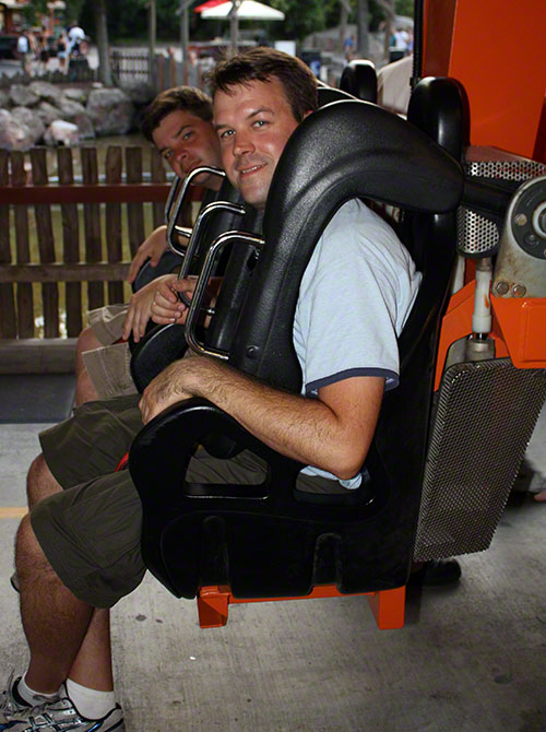 The Volcano Rollercoaster at Kings Dominion, Doswell, Virginia