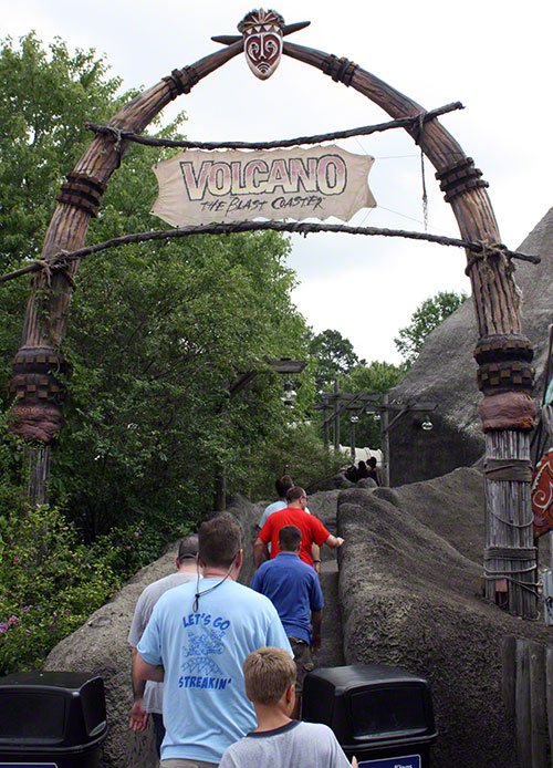 The Volcano Rollercoaster at Kings Dominion, Doswell, Virginia