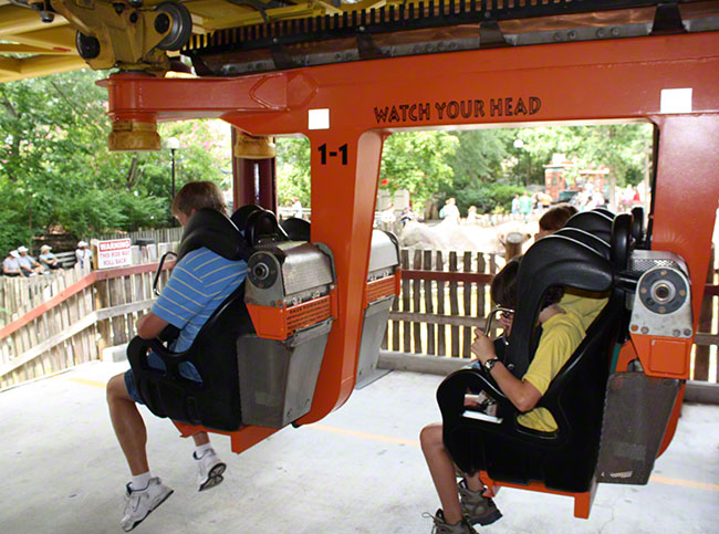 The Volcano Rollercoaster at Kings Dominion, Doswell, Virginia