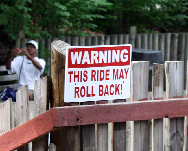 The Avalanche Rollercoaster at Kings Dominion, Doswell, Virginia