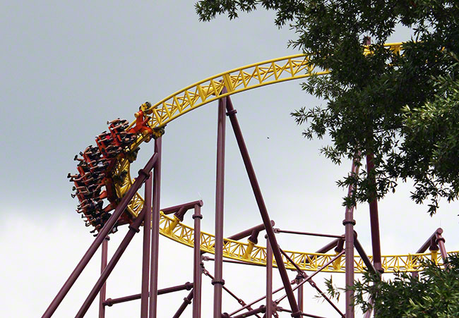 The Volcano Rollercoaster at Kings Dominion, Doswell, Virginia