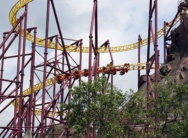 The Avalanche Rollercoaster at Kings Dominion, Doswell, Virginia