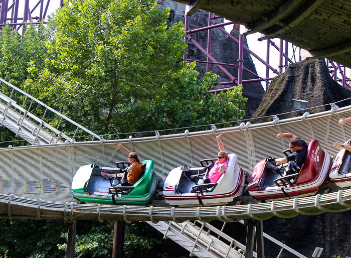 The Avalanche bobsled Roller Coaster - The American Coaster Enthusiasts Coaster Con 41 at Kings Dominion, Doswell, Virginia