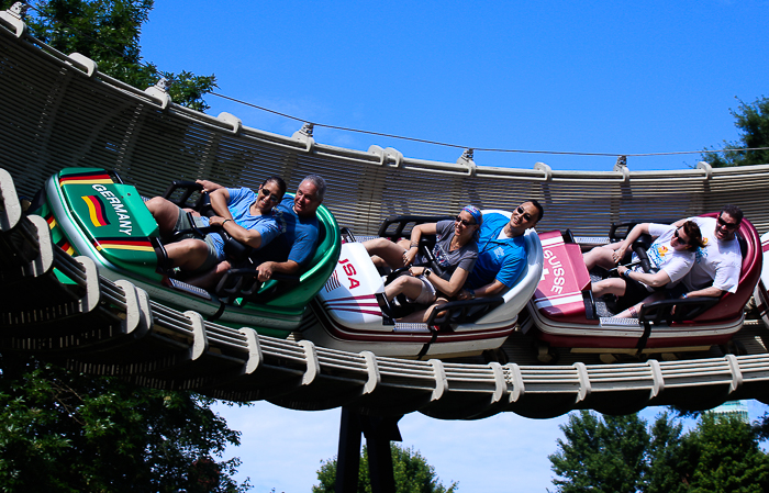 The Avalanche bobsled Roller Coaster - The American Coaster Enthusiasts Coaster Con 41 at Kings Dominion, Doswell, Virginia