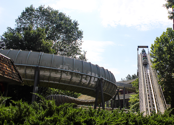 The Avalanche bobsled Roller Coaster - The American Coaster Enthusiasts Coaster Con 41 at Kings Dominion, Doswell, Virginia