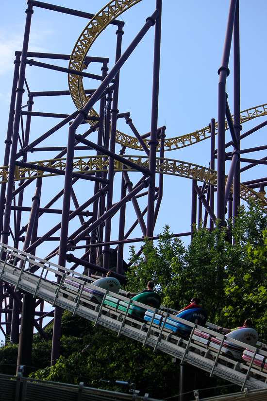 The Avalanche bobsled Roller Coaster - The American Coaster Enthusiasts Coaster Con 41 at Kings Dominion, Doswell, Virginia