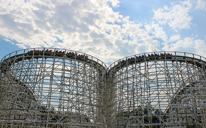 The Racer 76 Roller Coaster - The American Coaster Enthusiasts Coaster Con 41 at Kings Dominion, Doswell, Virginia