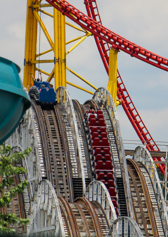 The Racer 75  Roller Coaster - The American Coaster Enthusiasts Coaster Con 41 at Kings Dominion, Doswell, Virginia