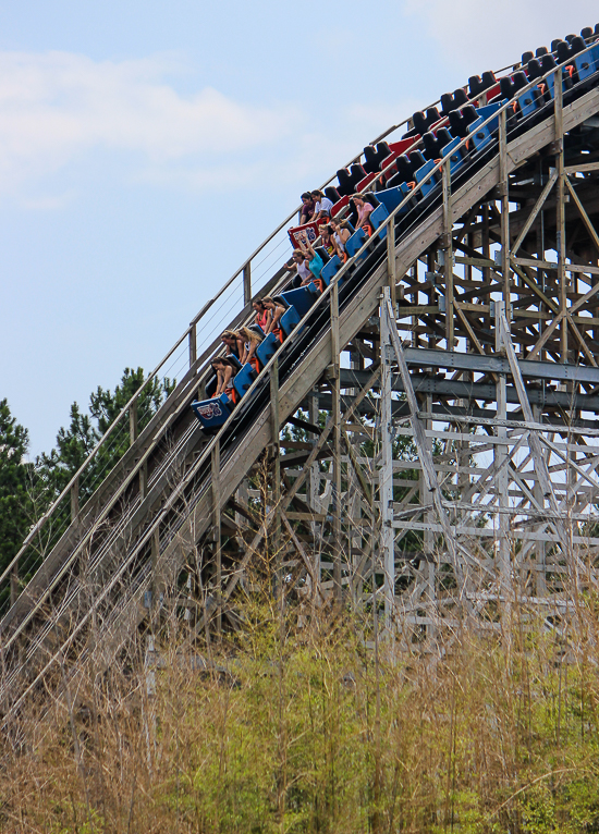  The Racer 75 Roller Coaster - The American Coaster Enthusiasts Coaster Con 41 at Kings Dominion, Doswell, Virginia