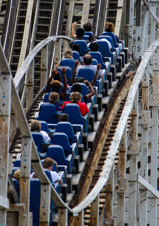 The Racer 75  Roller Coaster - The American Coaster Enthusiasts Coaster Con 41 at Kings Dominion, Doswell, Virginia