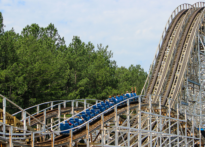 The Racer 75 Roller Coaster - The American Coaster Enthusiasts Coaster Con 41 at Kings Dominion, Doswell, Virginia