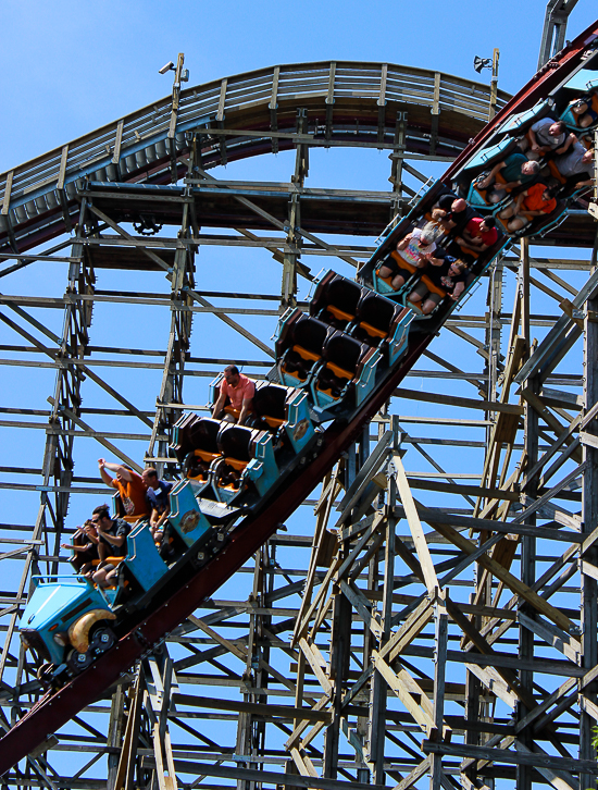 The New for 2018 Twisted Timbners Roller Coaster - The American Coaster Enthusiasts Coaster Con 41 at Kings Dominion, Doswell, Virginia