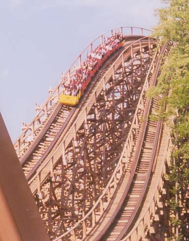 The Son of Beast Roller Coaster at Paramount's Kings Island, Kings Mills, Ohio