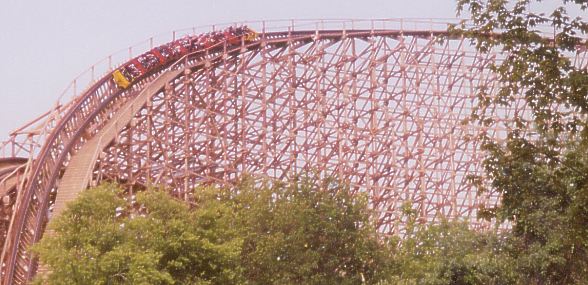 The Son of Beast Roller Coaster at Paramount's Kings Island, Kings Mills, Ohio