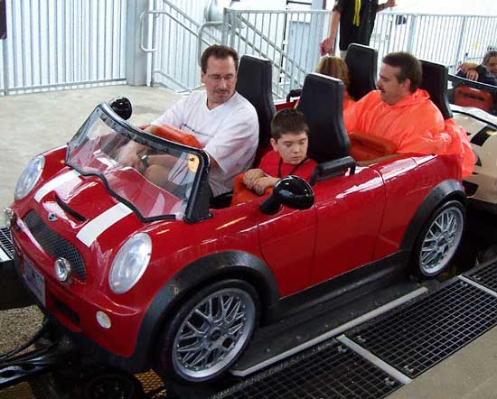 The Italian Job Stunt Track Media Day at Paramount's Kings Island, Kings Mills, Ohio