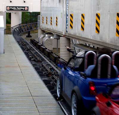 The Italian Job Stunt Track Media Day at Paramount's Kings Island, Kings Mills, Ohio