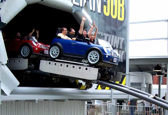 The Italian Job Stunt Track Media Day at Paramount's Kings Island, Kings Mills, Ohio