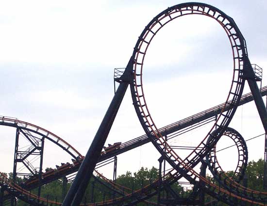 The Italian Job Stunt Track Media Day at Paramount's Kings Island, Kings Mills, Ohio