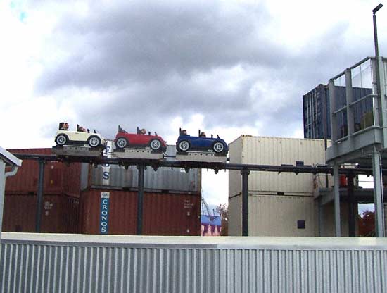 The Italian Job Stunt Track Roller Coaster at Paramount's Kings Island, Kings Mills, Ohio