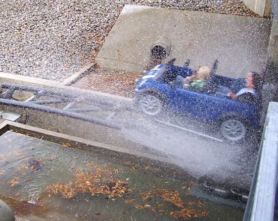 The Italian Job Stunt Track Roller Coaster at Paramount's Kings Island, Kings Mills, Ohio