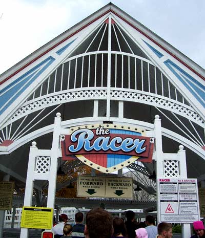 The Racer Roller Coaster at Paramount's Kings Island, Kings Mills, Ohio