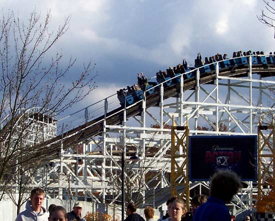 The Racer Roller Coaster at Paramount's Kings Island, Kings Mills, Ohio