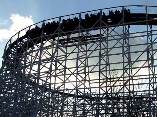 The Racer Roller Coaster at Paramount's Kings Island, Kings Mills, Ohio