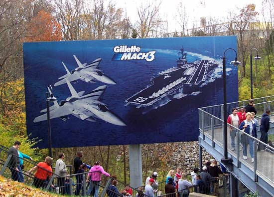 The Top Gun Roller Coaster at Paramount's Kings Island, Kings Mills, Ohio