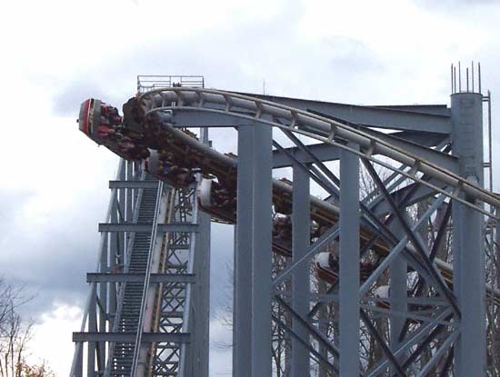 The Top Gun Roller Coaster at Paramount's Kings Island, Kings Mills, Ohio