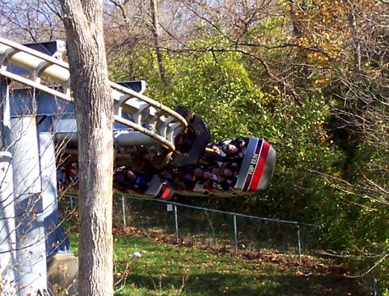 The Top Gun Roller Coaster at Paramount's Kings Island, Kings Mills, Ohio